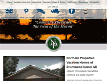 Tablet Screenshot of northernproperties.com
